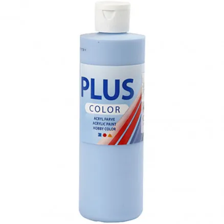 Plus Color harrastusmaali, taivaansininen, 250 ml / 1 pullo.