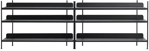 Muuto Compile Hyllyjärjestelmä 6 Musta